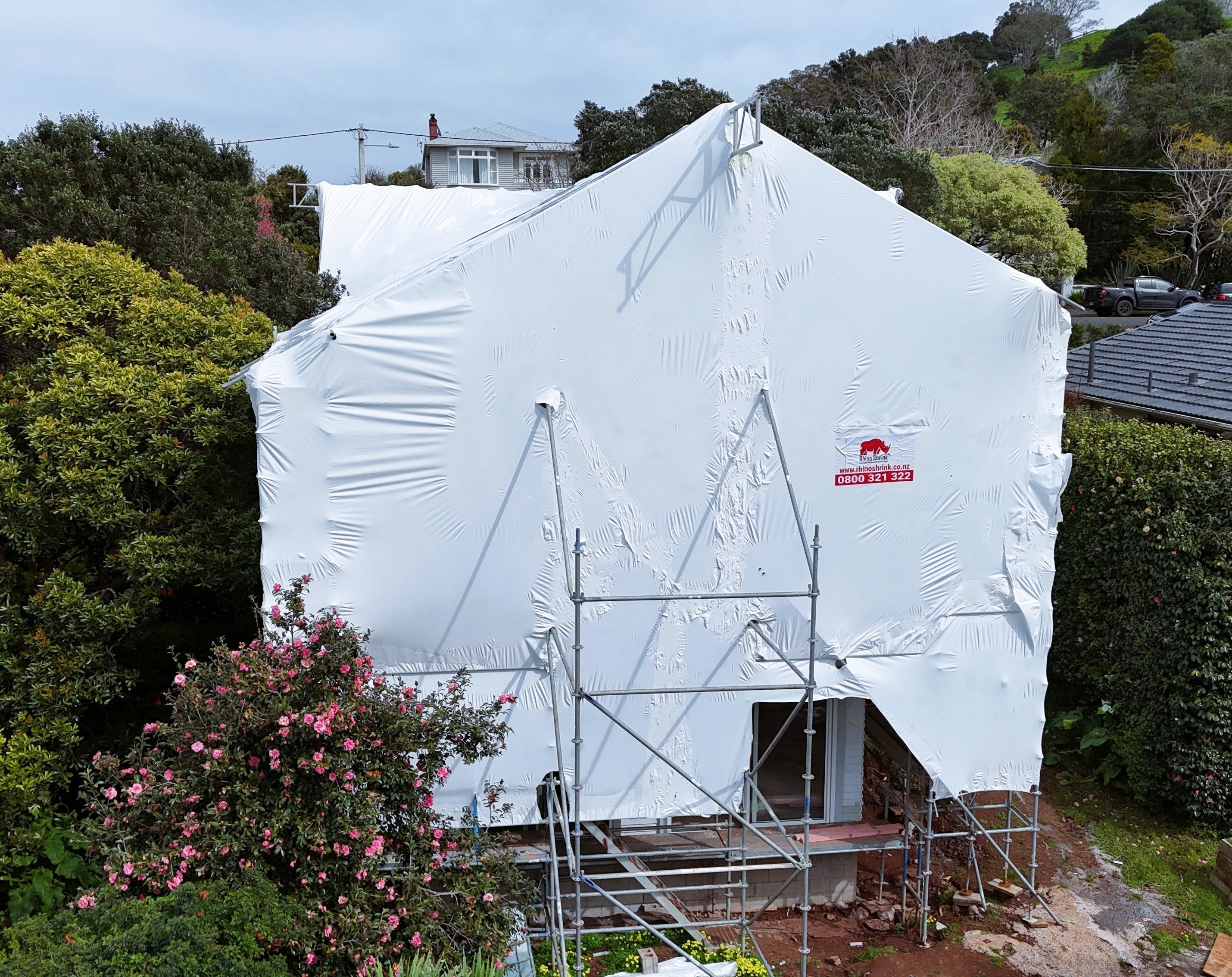 Ultimate Shrink Wrap & Scaffold Setup in Mount Albert!