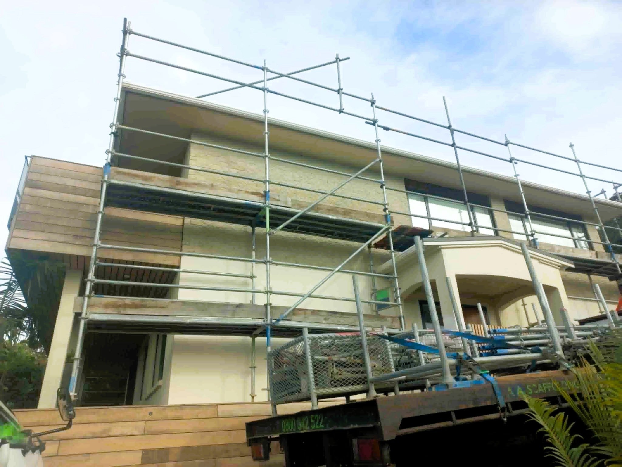 Fresh Project Complete: Scaffolding Set Up in Red Beach