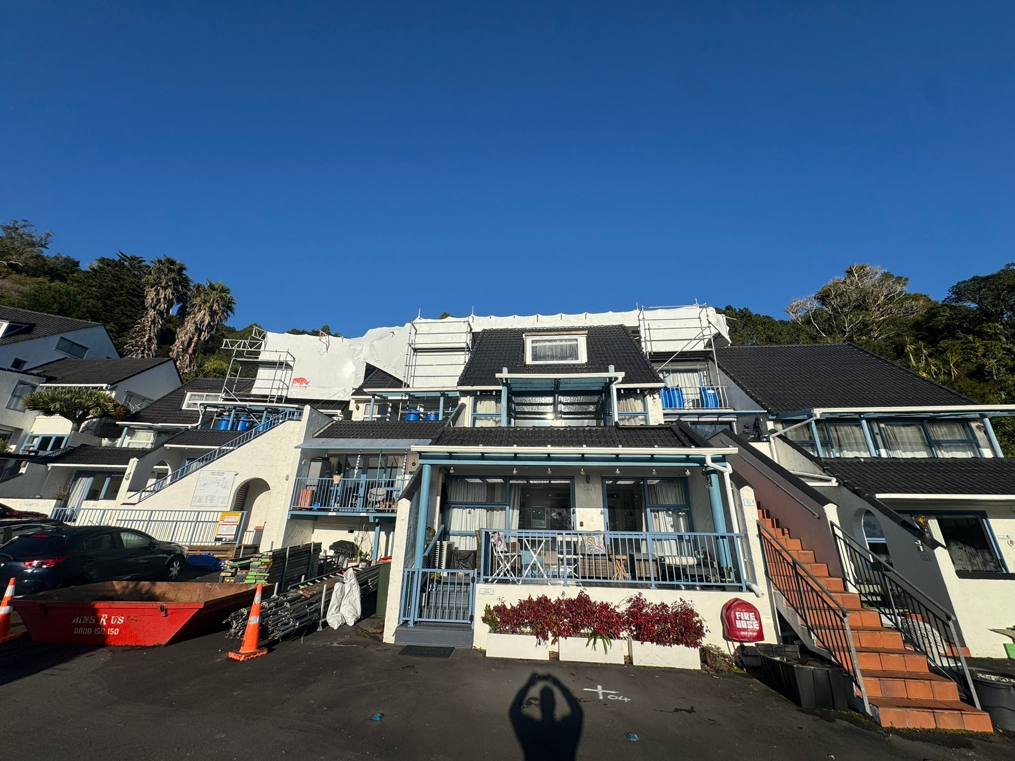 Emergency Shrink Wrap Response After Trees Damaged Multiple Roofs in Waiwera